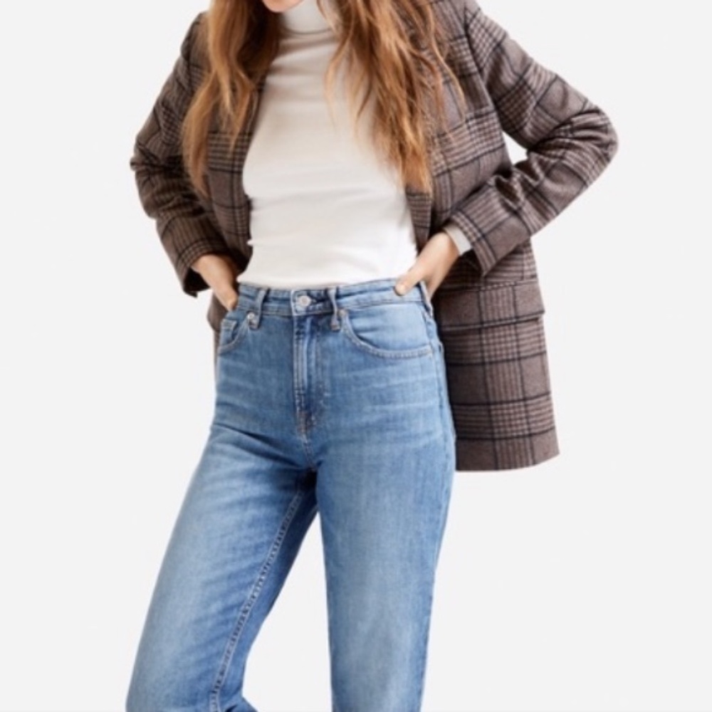 Everlane The High Rise Straight Jean - Picture 3 of 5